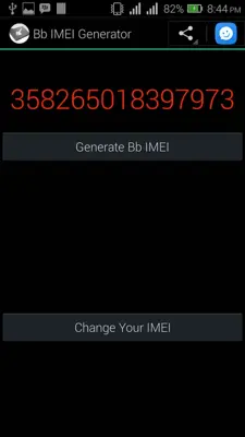 Bb IMEI Generator android App screenshot 0